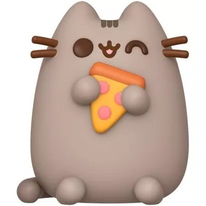 Pusheen with Pizza