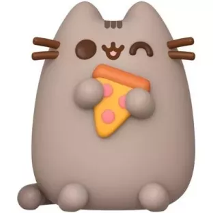 Pusheen with Pizza