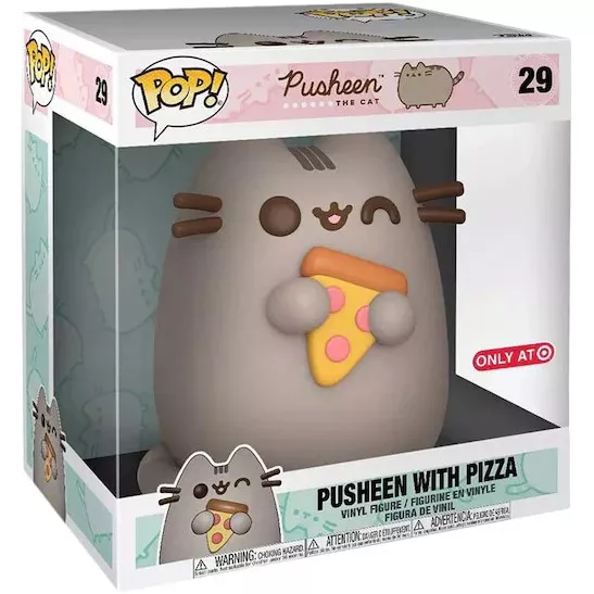 Pusheen with Pizza Box