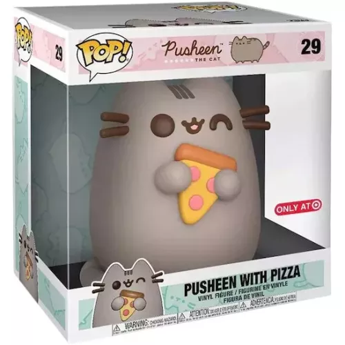 Funko Pop! Pusheen with Pizza #29 10 Inch Pusheen the Cat Box