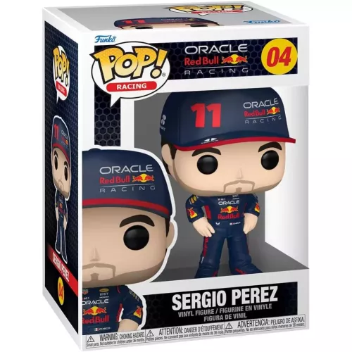 Funko Pop! Sergio Perez #04 Oracle Red Bull Racing Box