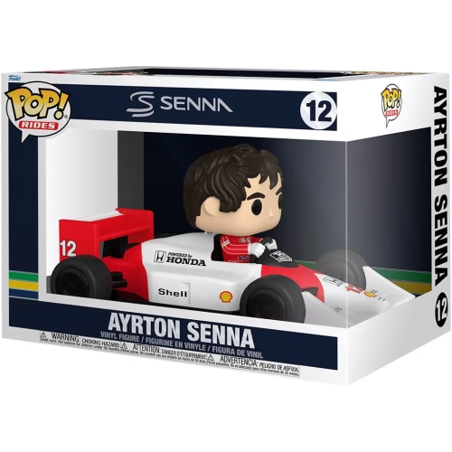 Funko Pop! Ayrton Senna #12 McLaren Racing Vinyl Figure Box