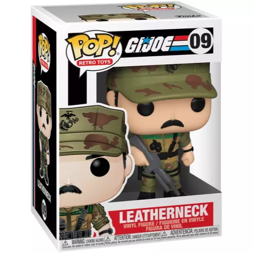Funko Pop! Leatherneck #09 G.I. Joe Retro Toys Vinyl Figure Box