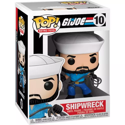 Funko Pop! Shipwreck #10 G.I. Joe Retro Toys Vinyl Figure Box