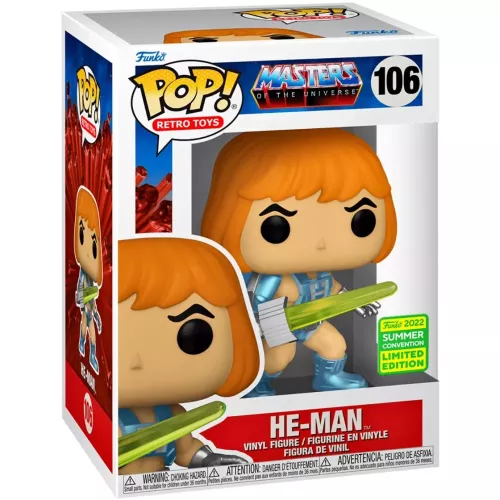 Funko Pop! He-Man #106 Masters of the Universe Retro Toys Box