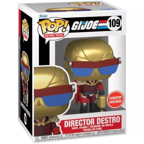 Funko Pop! Director Destro #109 G.I. Joe Retro Toys Box