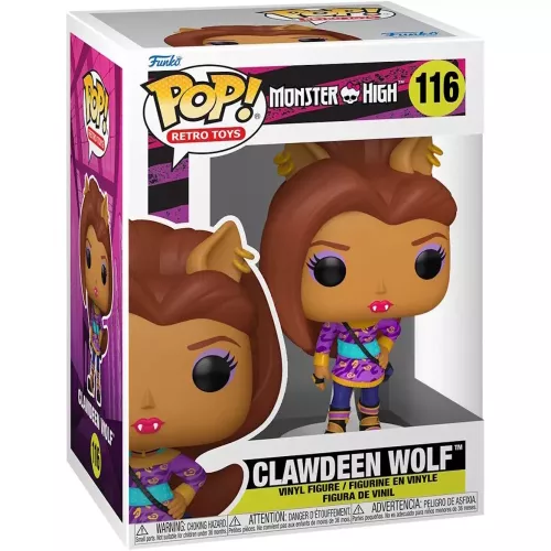 Funko Pop! Clawdeen Wolf #116 Monster High Retro Toys Box