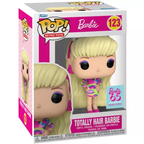Funko Pop! Totally Hair Barbie #123 Retro Toys Vinyl Figure Box