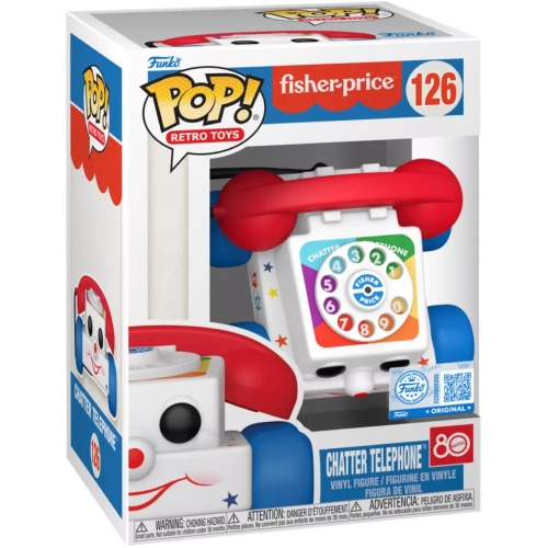 Funko Pop! Chatter Telephone #126 Fisher-Price Retro Toys Box