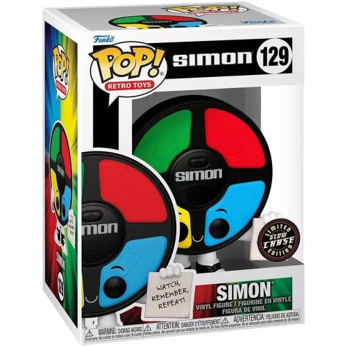 Funko Pop! Simon #129 Chase Glows in the Dark Retro Toys Box
