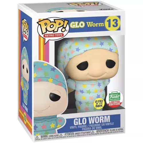 Funko Pop! Glo Worm #13 Stars Glows in the Dark Retro Toys Box