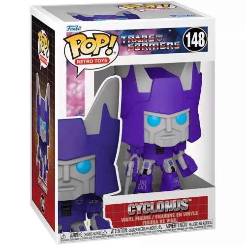 Funko Pop! Cyclonus #148 Transformers Retro Toys Vinyl Figure Box