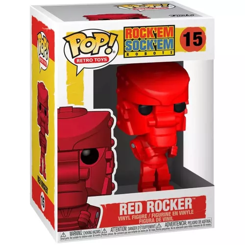 Funko Pop! Red Rocker #15 Rock'em Sock'em Robots Retro Toys Box
