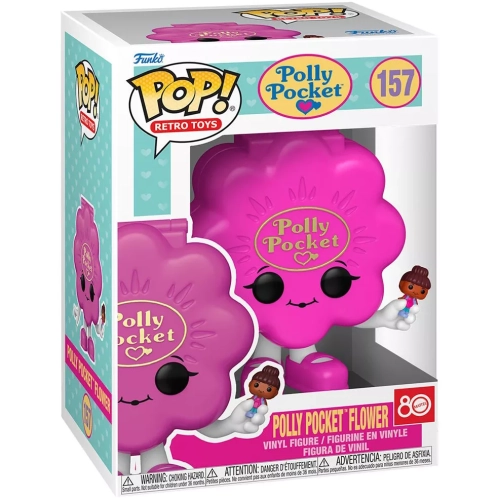 Funko Pop! Polly Pocket Flower #157 Retro Toys Vinyl Figure Box