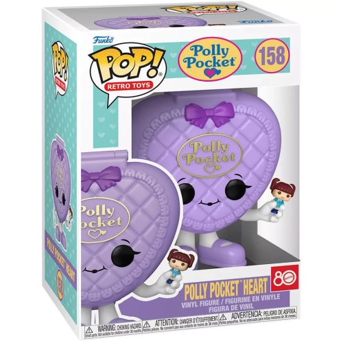 Funko Pop! Polly Pocket Heart #158 Retro Toys Vinyl Figure Box