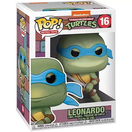 Funko Pop! Leonardo #16 Nickelodeon Teenage Mutant Ninja Turtles Box