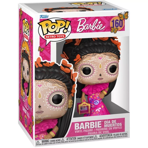 Funko Pop! Barbie Día de Muertos #160 Retro Toys Vinyl Figure Box