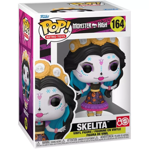 Funko Pop! Skelita #164 Monster High Retro Toys Vinyl Figure Box