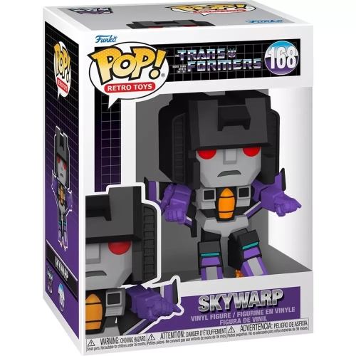Funko Pop! Skywarp #168 Transformers Retro Toys Vinyl Figure Box