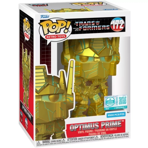 Funko Pop! Optimus Prime #172 Gold Deco Transformers Box