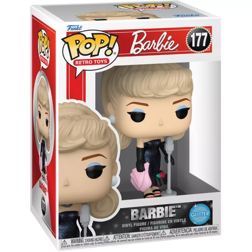 Funko Pop! Barbie #177 Glitter Retro Toys Vinyl Figure Box