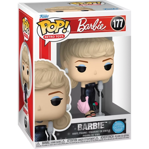 Funko Pop! Barbie #177 Glitter Retro Toys Vinyl Figure Box