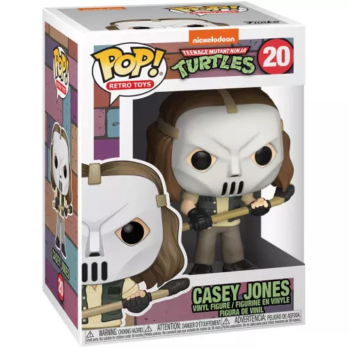 Funko Pop! Casey Jones #20 Nickelodeon Teenage Mutant Ninja Turtles Box