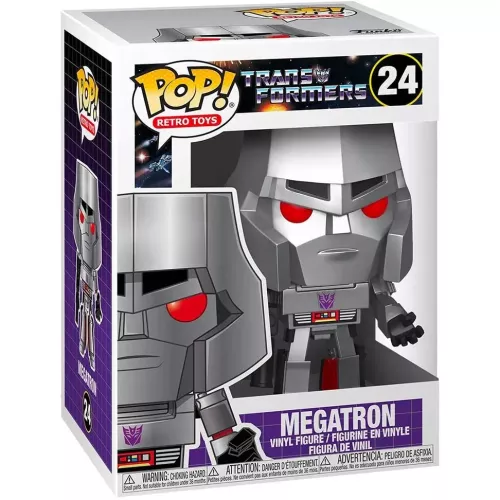 Funko Pop! Megatron #24 Transformers Retro Toys Vinyl Figure Box