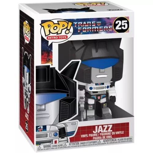 Funko Pop! Jazz #25 Transformers Retro Toys Vinyl Figure Box