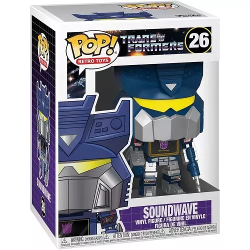 Funko Pop! Soundwave #26 Transformers Retro Toys Vinyl Figure Box