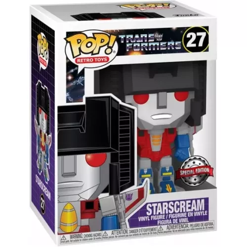 Funko Pop! Starscream #27 Transformers Retro Toys Vinyl Figure Box