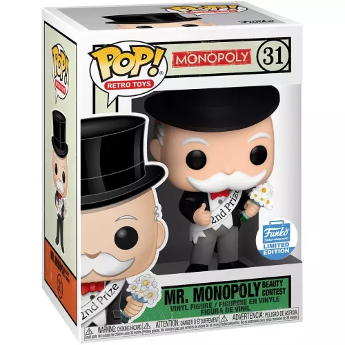 Funko Pop! Mr. Monopoly Beauty Contest #31 Retro Toys Box
