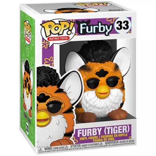 Funko Pop! Furby (Tiger) #33 Retro Toys Vinyl Figure Box
