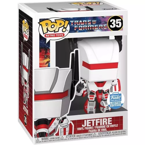 Funko Pop! Jetfire #35 Transformers Retro Toys Vinyl Figure Box