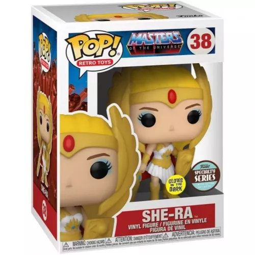Funko Pop! She-Ra #38 Glows in the Dark Masters of the Universe Box