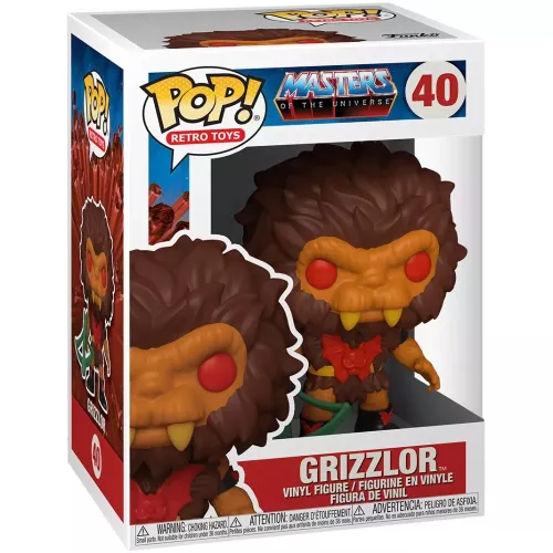 Funko Pop! Grizzlor #40 Masters of the Universe Retro Toys Box