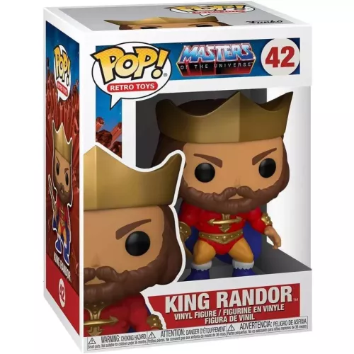 Funko Pop! King Randor #42 Masters of the Universe Box