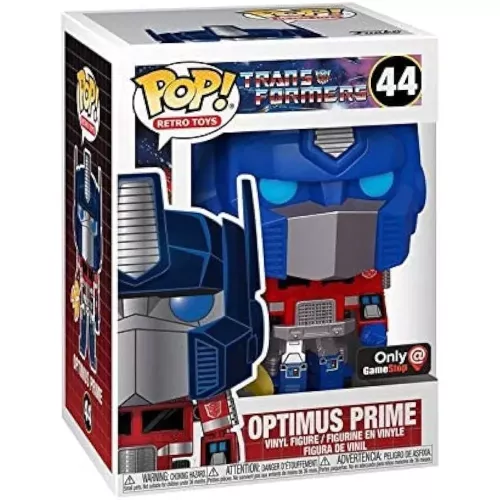 Funko Pop! Optimus Prime #44 Axe Arm Transformers Retro Toys Box