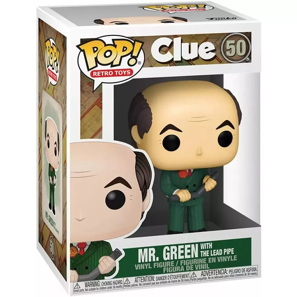 Mr. Green with the Lead Pipe Box