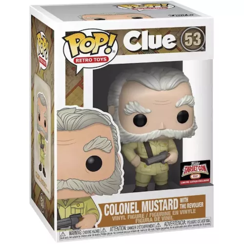 Funko Pop! Colonel Mustard with the Revolver #53 Clue Box