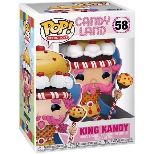 Funko Pop! King Kandy #58 Candy Land Retro Toys Vinyl Figure Box