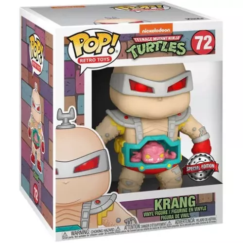 Funko Pop! Krang #72 6 Inch Nickelodeon Teenage Mutant Ninja Turtles Box