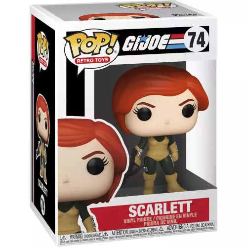 Funko Pop! Scarlett #74 G.I. Joe Retro Toys Vinyl Figure Box