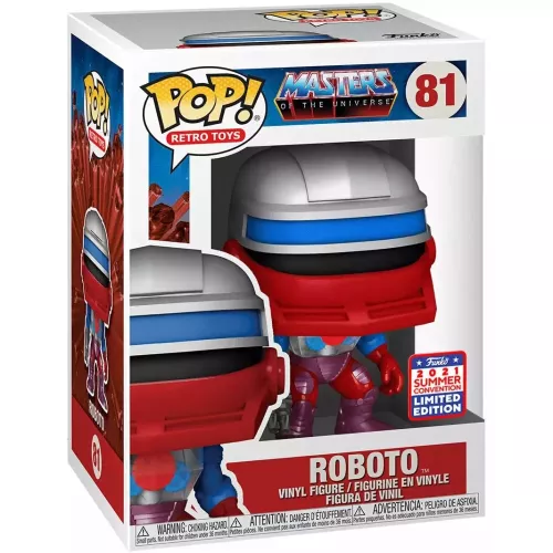 Funko Pop! Roboto #81 Masters of the Universe Retro Toys Box
