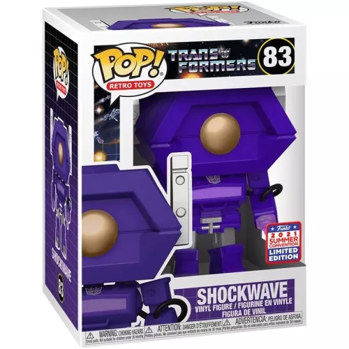 Funko Pop! Shockwave #83 Transformers Retro Toys Vinyl Figure Box