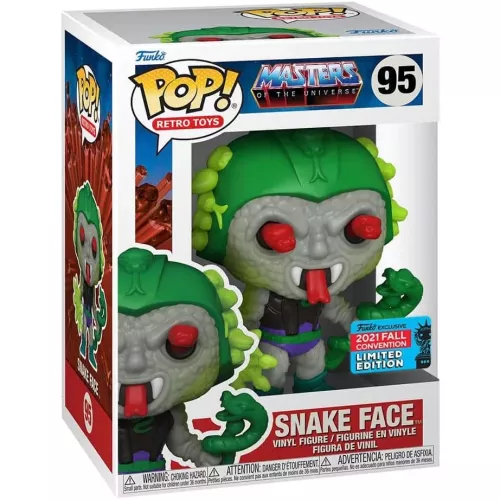 Funko Pop! Snake Face #95 Masters of the Universe Retro Toys Box