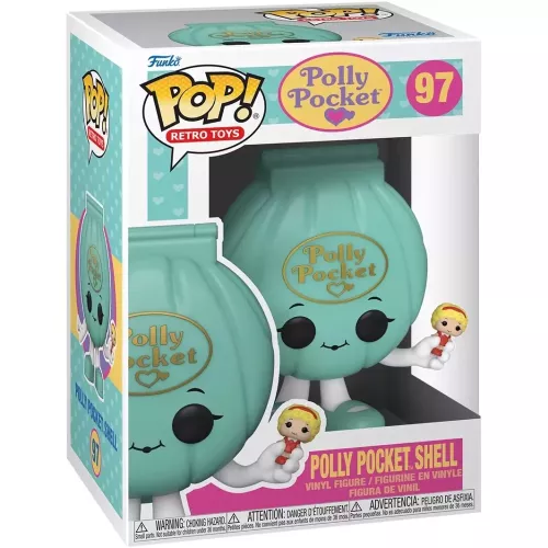 Funko Pop! Polly Pocket Shell #97 Retro Toys Vinyl Figure Box