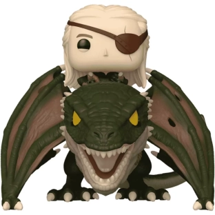 Aemond Targaryen with Vhagar image