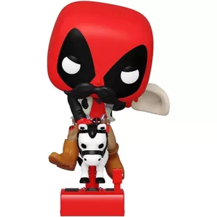 Sheriff Deadpool Riding Horsey image