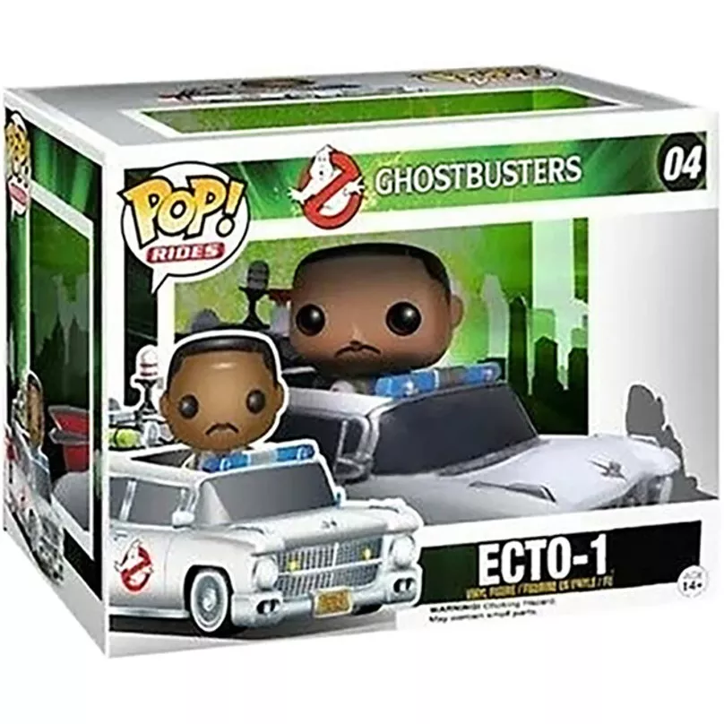 Ecto-1 with Winston Zeddemore Box